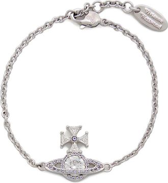 Vivienne Westwood Delicate Silver-Tone Planet Charm Bracelet