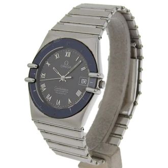 Omega Pre-owned Watches, male, Gray, Size: ONE SIZE Pre-owned Constellation Stainless Steel Watch