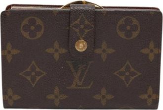 Louis Vuitton Pre-owned Wallets, female, Brown, Size: ONE SIZE Pre-owned Coated Canvas Wallet