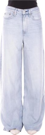 Ralph Lauren Wide Jeans - Dames - Loose Fit Jeans - Blauw - 3XS - Denim - Jeans