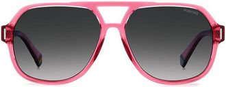 Polaroid PLD 6193/S Polarized MU1/WJ Mens Sunglasses Pink Size 57
