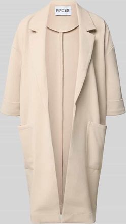 Pieces Relaxed Fit Cardigan mit 3/4-Arm Modell DAISY in Taupe, Gr&ouml;&szlig;e XL