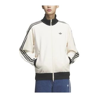 adidas Velour Classic Track Top - Sport - unisex - Blanco - M