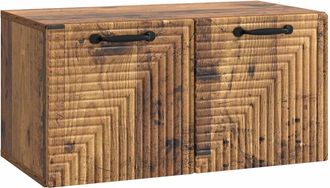 vidaXL Mueble Para Tv De Pared Madera Envejecida 59,5 X 31 X 30 Cm Vidaxl