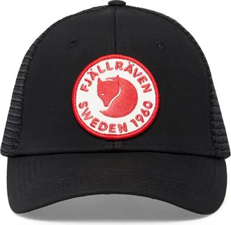 Fj&auml;llr&auml;ven 1960 Logo L&aring;ngtradarkeps cap - unisex - Recycled Polyester/Cotton - L/XL - Black