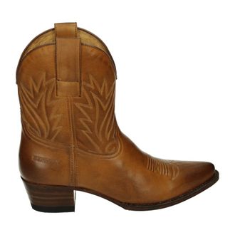 Sendra Schoenen, Dames, Bruin, 38 EU, Leer, Western Leren Laars Cognac