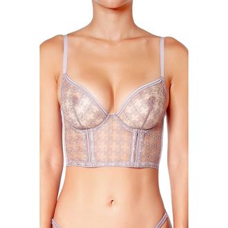 Huit Caf Fleur Bustier in Taupe at Nordstrom, Size 36B