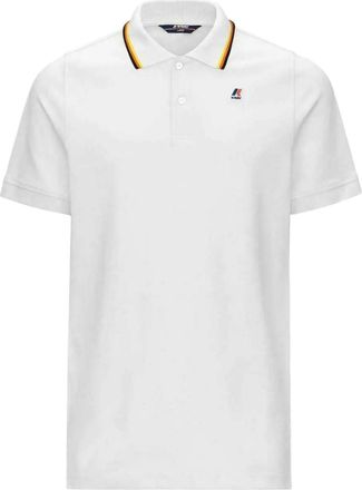 K-Way Jud tipped-collar polo shirt - men - Spandex/Elastane/Cotton - XXXL - White