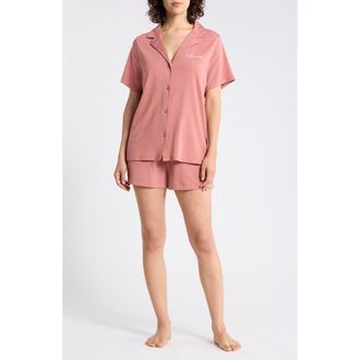 Calvin Klein Short Pajamas in Light Mahogany at Nordstrom Rack, Size X-Large