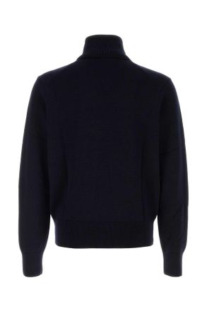 Ami Hks827001 414 Marinerouge Exterior: Merino Wool Maglie Sweater
