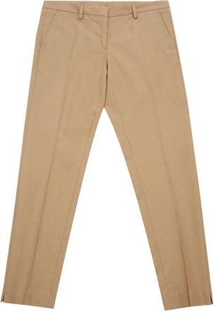 Lardini Klassieke Chinos - Dames - Chinos - Beige - XS - Katoen - Broeken