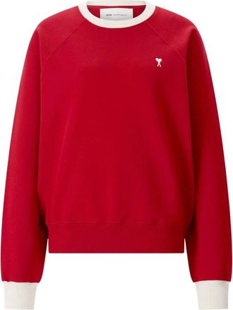 Ami De Coeur Sweatshirt - Heren - Sweatshirts - Rood - M - Katoen - Hoodies & sweatvesten