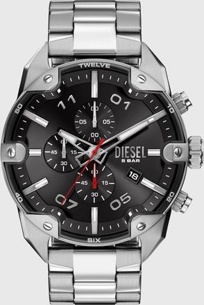 Diesel Spiked Stainless Steel Watch - Timeframes - Man - Silver