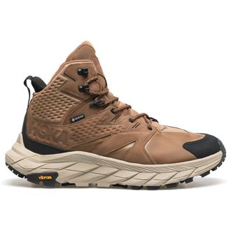 Hoka One One Hoka Anacapa Mid GTX Nubuck Textile Mens High Top Trainers - Otter Black - Size:UK 7.5