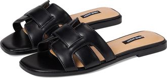 Nine West Germani Womens Dress Sandals Black : 7.5 M, Leather