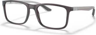 Ray-Ban 55mm Rectangle optical glasses in Grey at Nordstrom