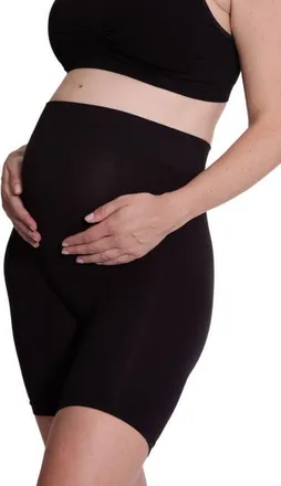 Cache Coeur Essentiel Seamless Maternity Cycling Shorts in Black at Nordstrom, Size X-Large