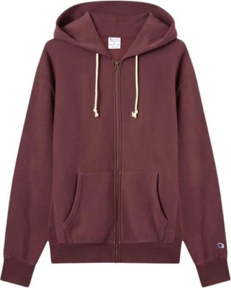 Champion Reverse Weave Zip Hoodie - Heren - Vesten met rits - Rood - XL - Katoen - Hoodies & sweatvesten