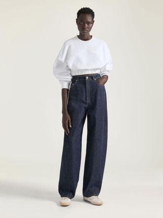 Givenchy Womens Cropped Cotton Sweatshirt - White - Size X-Small