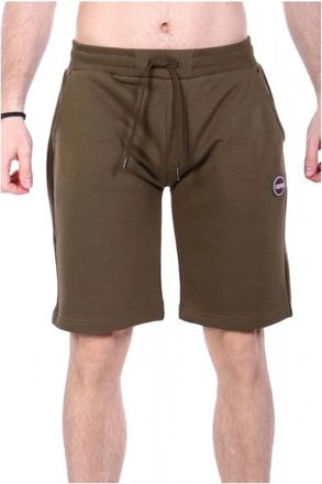 Colmar Soft Fleece Shorts - Heren - Korte Broeken - Groen - M - Katoen - Korte Broeken