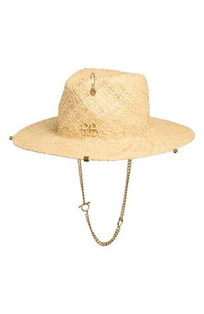 Ruslan Baginskiy Straw Fedora Hat in Natural Straw at Nordstrom, Size X-Small