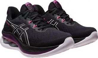 Asics Womens Gel-Kinsei Max Shoes In Black Lilac Hint