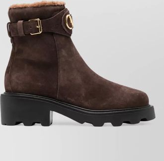 Valentino suede ankle boots