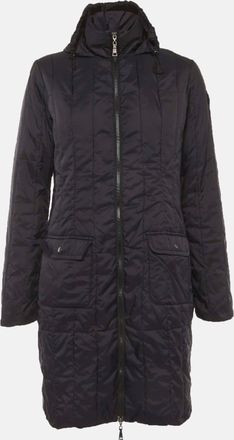 Emporio Armani Black Nylon Puffer Coat