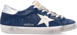 Golden Goose Blue Super-Star Sneakers