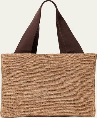 The Row Loretta Tote Bag in Raffia