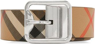 Burberry B Buckle reversible Check belt