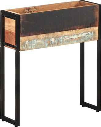 vidaXL Jardinera De Madera Maciza Reciclada 60x20x68 Cm Vidaxl