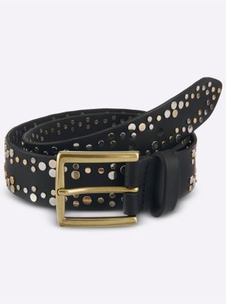 Heine Lederg&uuml;rtel HEINE, Damen, Gr. 11,5, schwarz, G&uuml;rtel Lederg&uuml;rtel