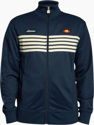 Ellesse Mens Ellesse Vicenza Track Jacket Navy/Light Yellow - Size: 38/Regular
