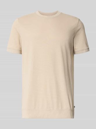 s.Oliver Red Label Regular Fit T-Shirt aus Baumwoll-Mix in Beige, Gr&ouml;&szlig;e XXXL
