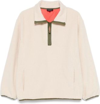 A.P.C. Beige Sweater met Rits - Heren - Vesten met rits - Beige - XS - Hoodies & sweatvesten