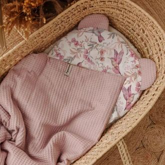 OEM Juego De Cama Le Colibri Con Dise&ntilde;o De Gofres, 75 X 100 Cm Rosa Empolvado