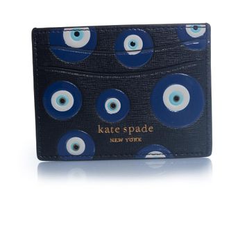 Kate Spade New York leren kaarthouder met oogafdruk