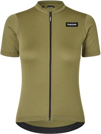 GripGrab EXPLR Merinotech Short Sleeve Jersey Velotrikot für Damen | oliv