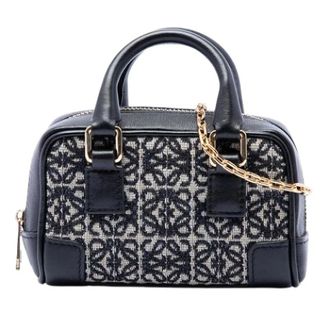 Loewe Pre-owned Nano Amazona - Dames - Pre-owned - Zwart - Maat: ONE Size Leer