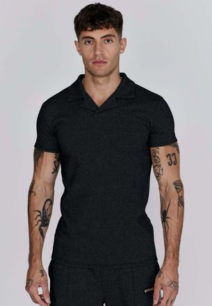 Siksilk Poloshirt SIKSILK Siksilk Polo Smart T-Shirt, Herren, Gr. L, schwarz, Obermaterial: 84% Baumwolle CO. 14% Polyester PES. 2% Elasthan EL., Shirts Polos