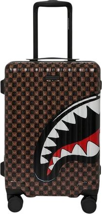 Sprayground Sawtooth Sharks In Paris Handbagage - unisex - Handbagage koffer - Bruin - ONE Size - Koffers