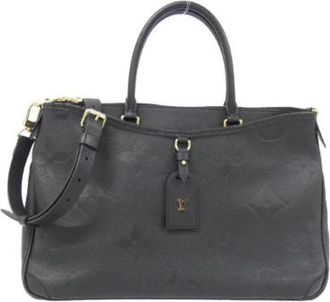 Louis Vuitton Pre-owned Vintage Canvas Handtas - Dames - Vintage Handtas - Zwart - ONE Size - Vintage