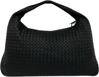Bottega Veneta Pre-owned Intrecciato Leren Handtas - Dames - Pre-owned - Zwart - Maat: ONE Size Leer