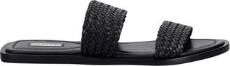 GANT Sunlaz Slippers - Dames - Sandalen - Zwart - 38 EU - Leer - Schoenen