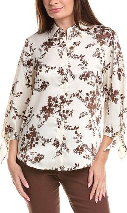 Jones New York Printed Blouse Top