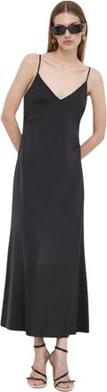 IVY OAK Noel Dress - Dames - Maxi kleedjes - Zwart - S - Polyester - Kleedjes
