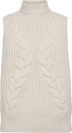 Co'Couture Dames, Truien, Beige, Maat: M