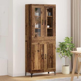 vidaXL vidaXL Credenza Legno vecchio 69,5 x 34 x 180 cm Legno multistrato