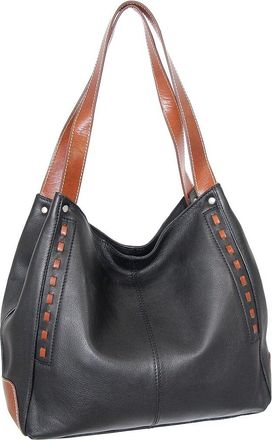 Nino Bossi Alyssa Durable Leather Satchel